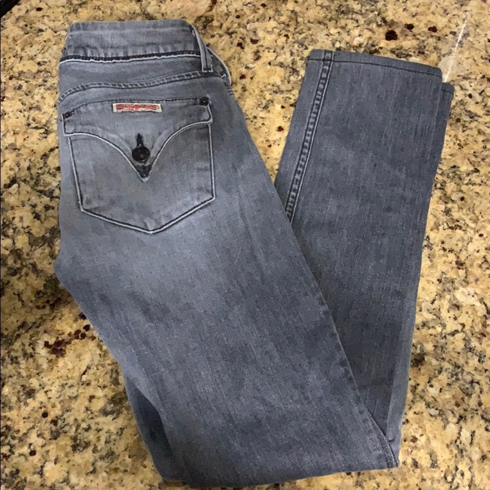 Hudson low rise Sz 24 skinny jeans